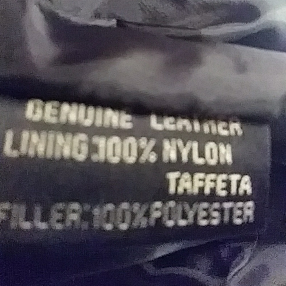 SALE Black leather car coat. - Picture 8 of 8